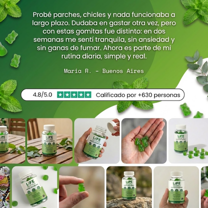 Gomitas para dejar el humo