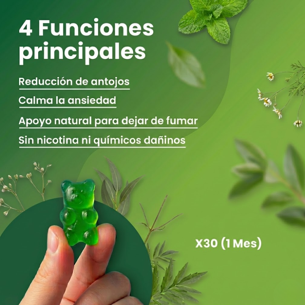 Gomitas para dejar el humo